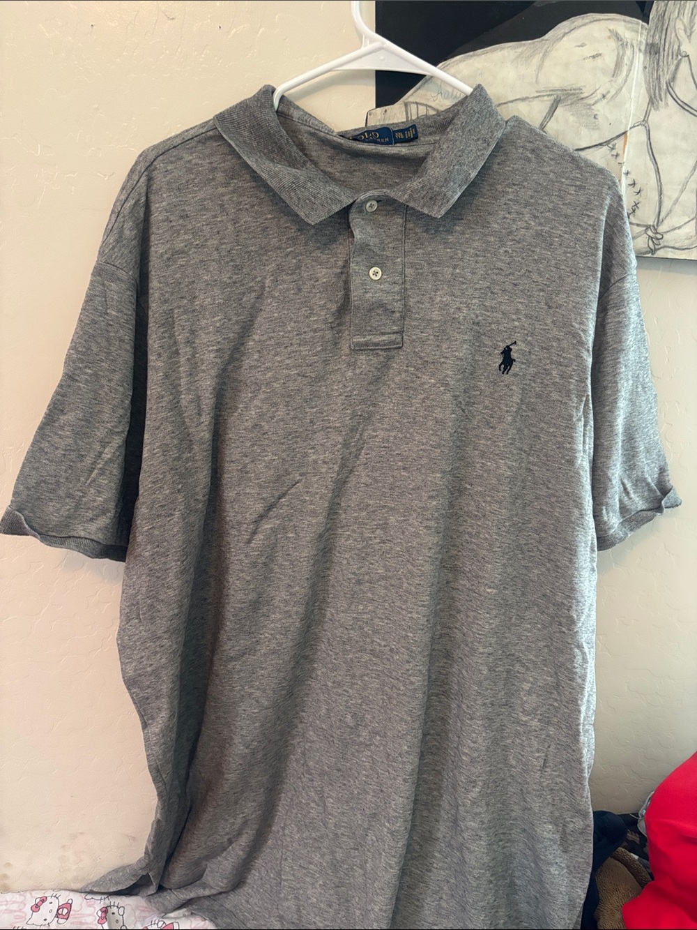 Polo by Ralph Lauren Gray Short-Sleeve Polo Shirt